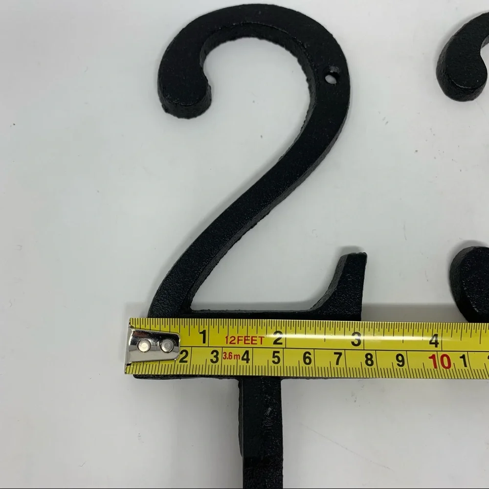 Target Black Number Wall Hooks - 2, 3, 4